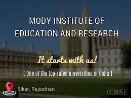 Mody Institute of Education and Research Logo